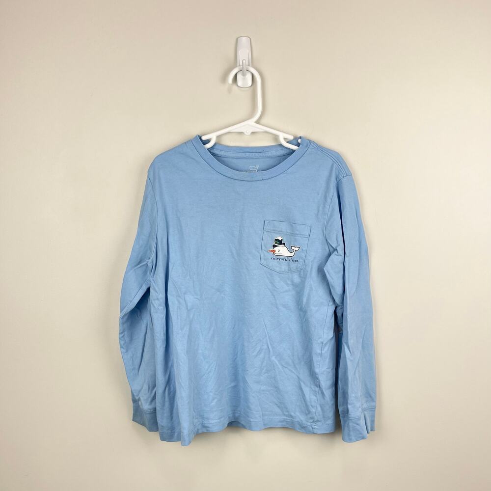 Vineyard Vines Snowman Whale Pocket T-Shirt 6